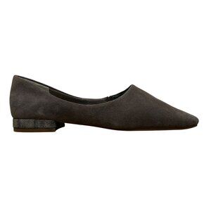 Seychelles Women’s Gray Suede Leather Low Heel Flats Size 8.5